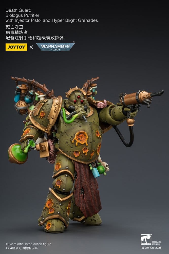 Warhammer 40,000 Action Figure Death Guard Biologus Putrifier 12 cm