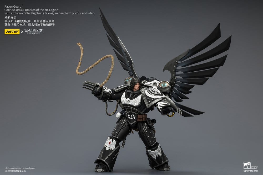 Warhammer 40,000 Action Figure Raven Guard Corvus Corax, Primarch of the XIX Legion 18 cm