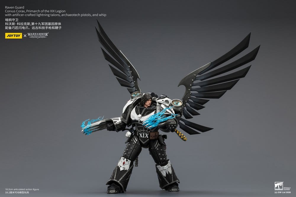 Warhammer 40,000 Action Figure Raven Guard Corvus Corax, Primarch of the XIX Legion 18 cm