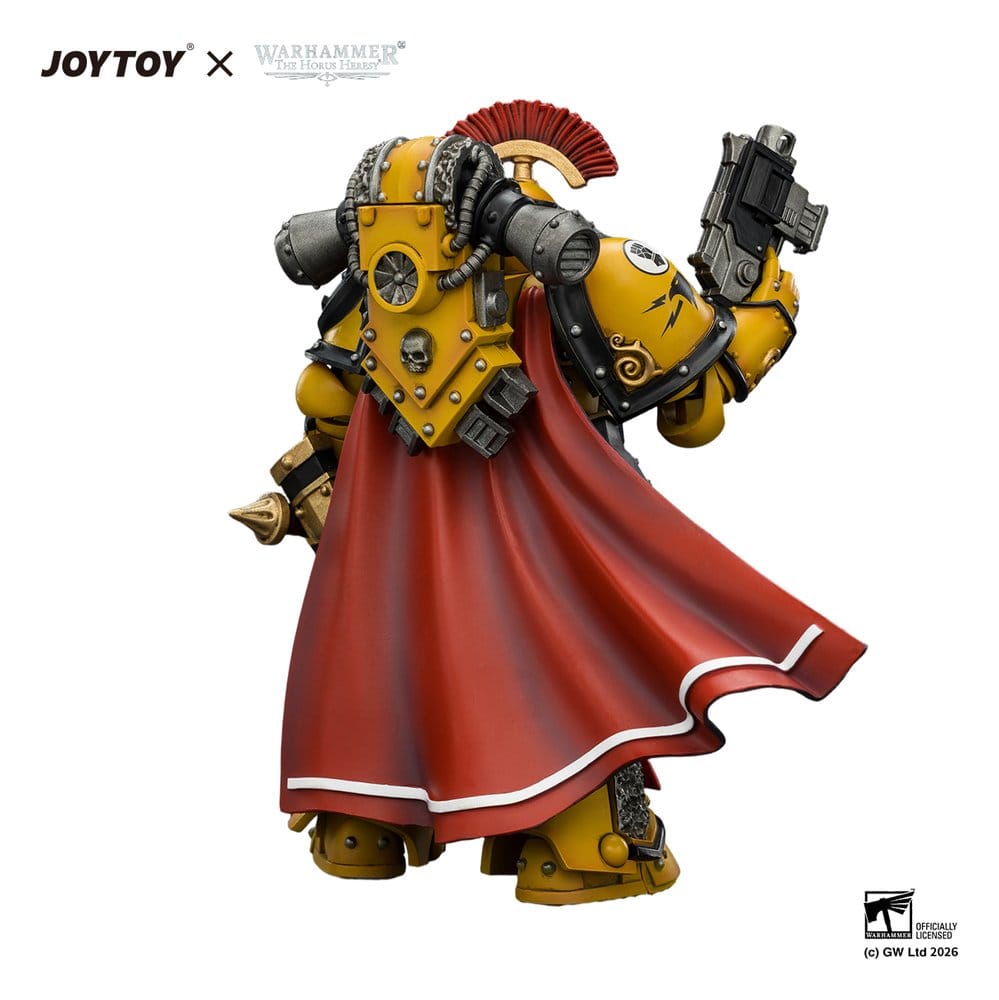 Warhammer Action Figure Imperial Fists Legion Praetor in Mk III Armour 13 cm
