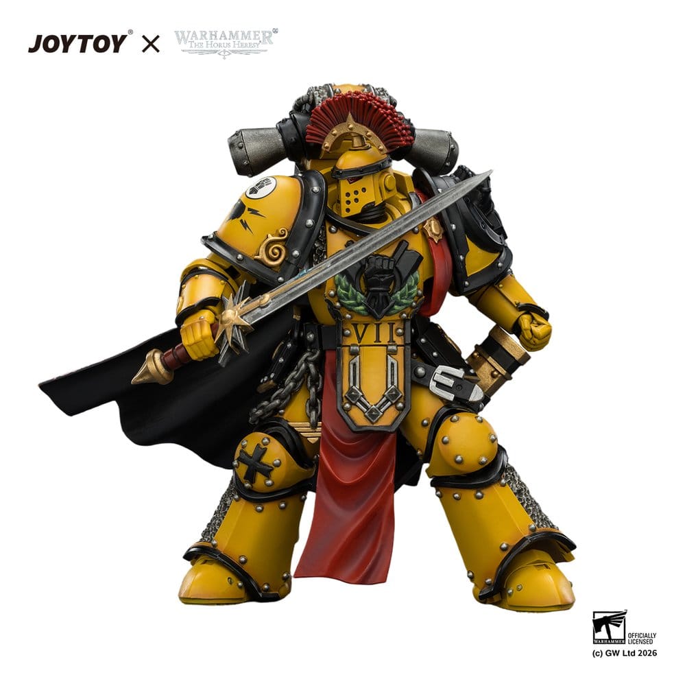 Warhammer Action Figure Imperial Fists Legion Praetor in Mk III Armour 13 cm