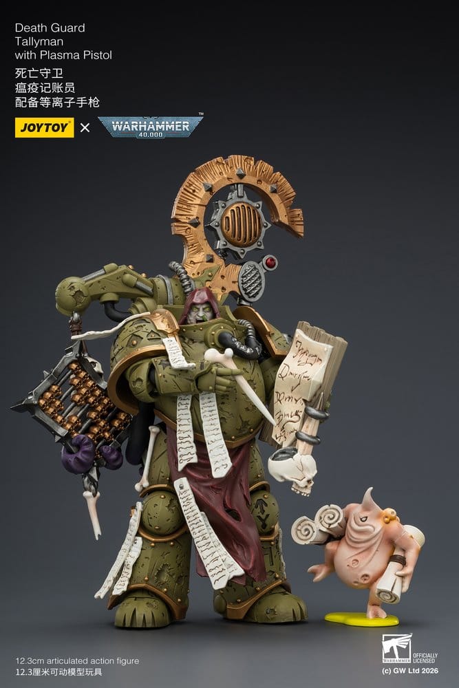 Warhammer 40,000 Action Figure Death Guard Tallyman 12 cm