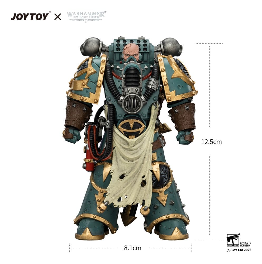 Warhammer Action Figure Sons of Horus Maloghurst the Twisted, the Warmaster's Equerry 13 cm