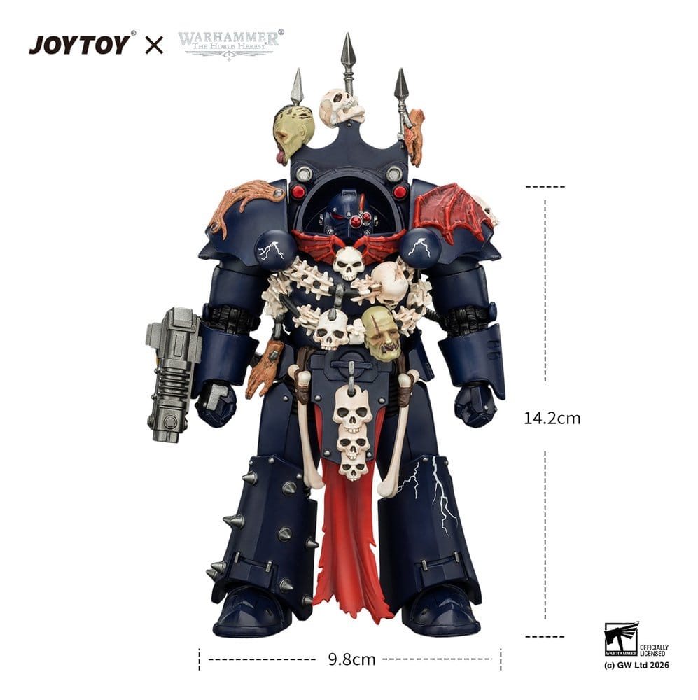 Warhammer The Horus Heresy Action Figure Night Lords Legion Praetor in Tartaros Terminator Armour 14 cm