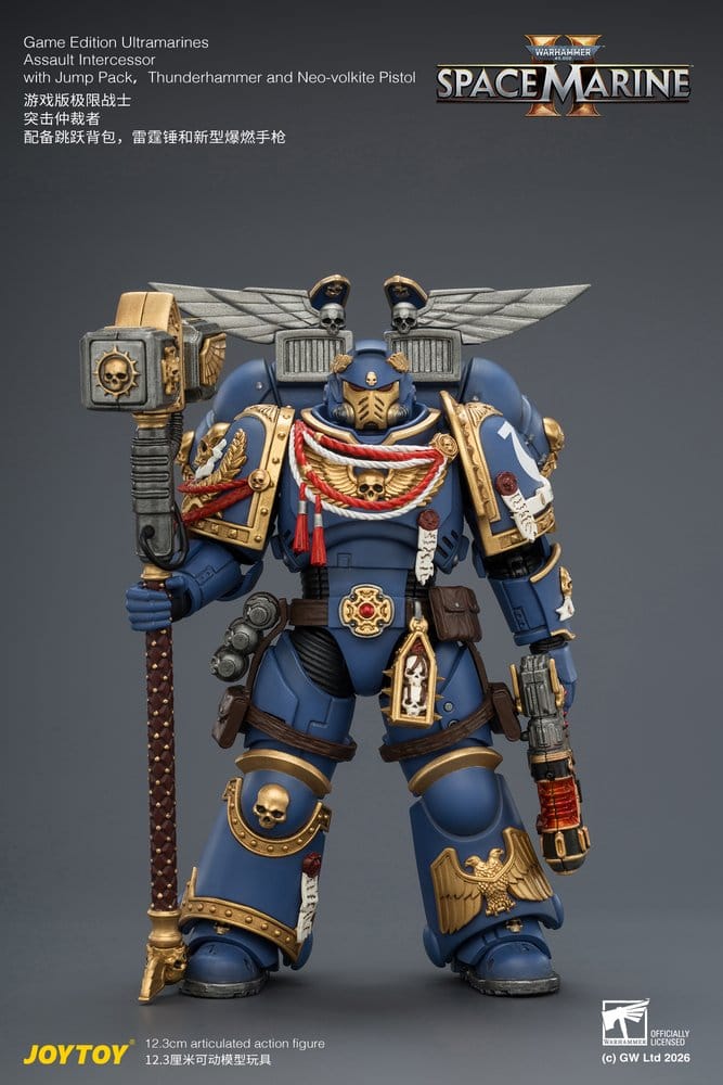 Warhammer Action Figure Game Edition Ultramarines Assault Intercessor 12 cm