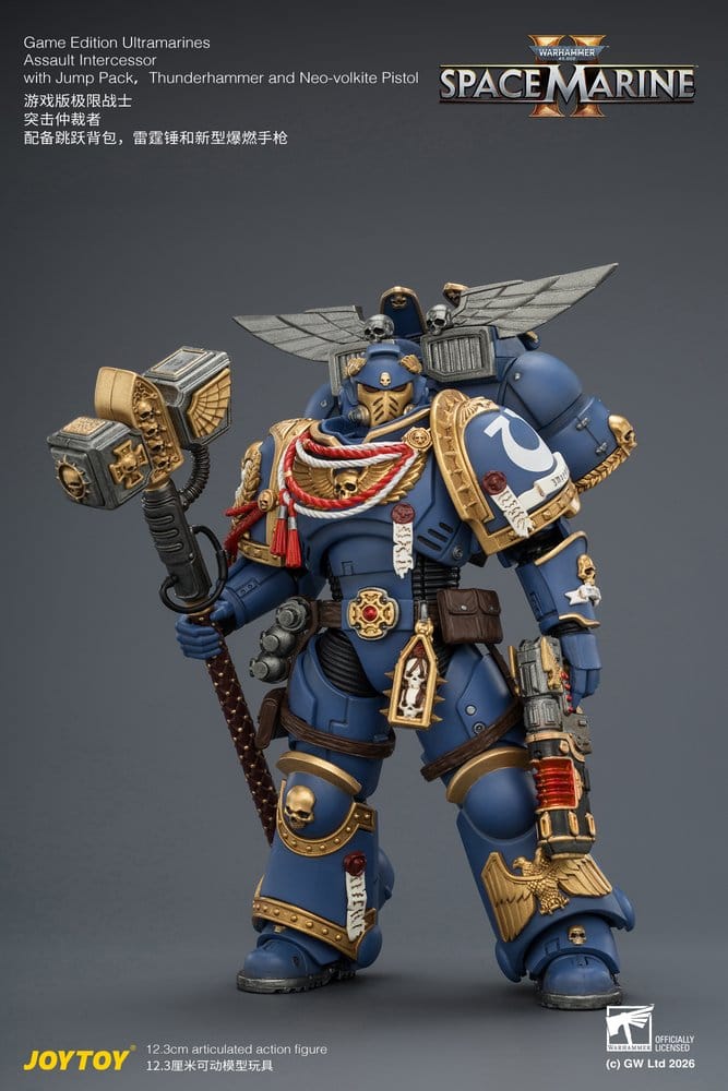 Warhammer Action Figure Game Edition Ultramarines Assault Intercessor 12 cm