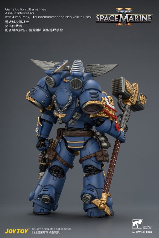 Warhammer Action Figure Game Edition Ultramarines Assault Intercessor 12 cm