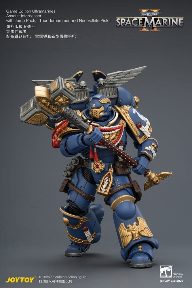 Warhammer Action Figure Game Edition Ultramarines Assault Intercessor 12 cm