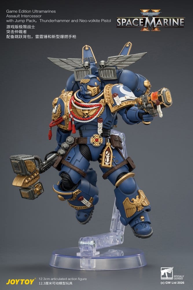 Warhammer Action Figure Game Edition Ultramarines Assault Intercessor 12 cm