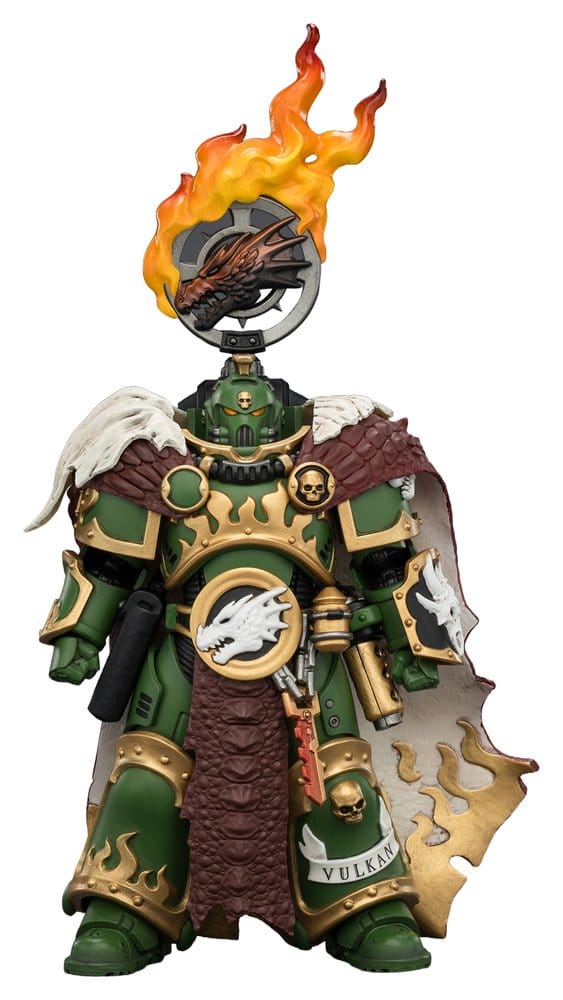 Warhammer Action Figure Salamanders Vulkan He'stan, the Forgefather 13 cm