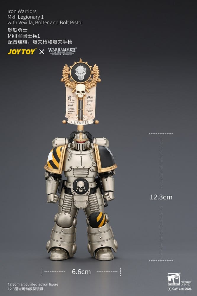 Warhammer The Horus Heresy Action Figure Iron Warriors MkII Legionary 1 12 cm