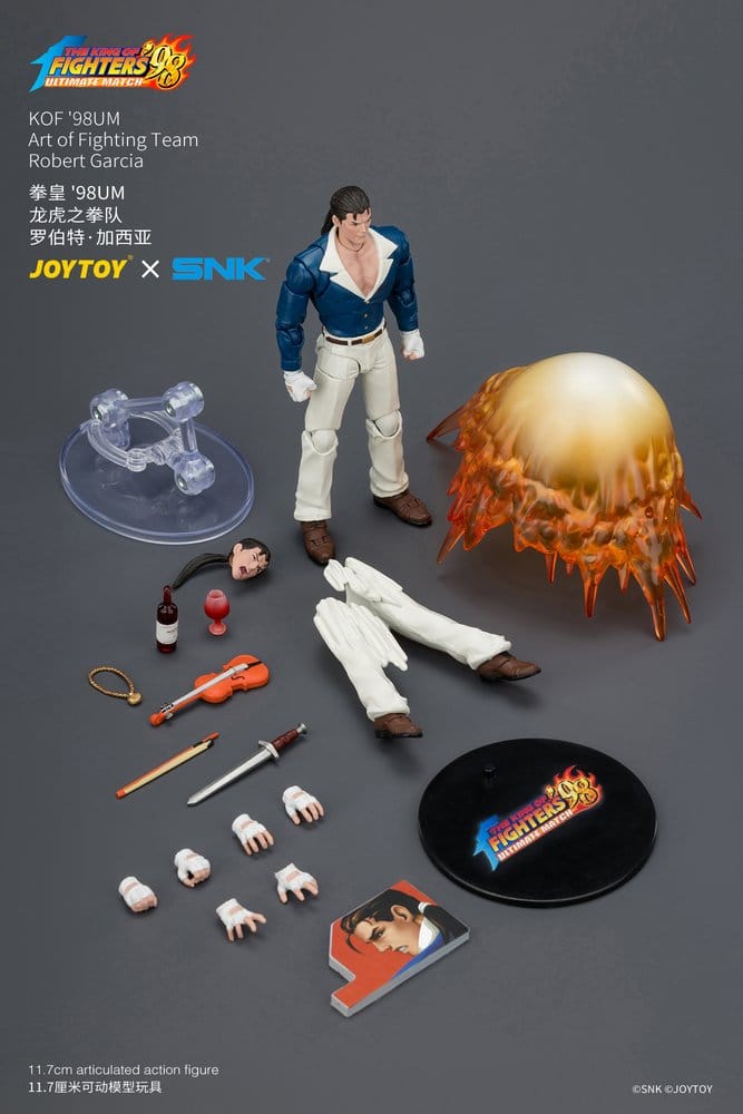 The King of Fighters '98 Ultimate Match Action Figure Robert Garcia (Art of Fighting Team) 12 cm