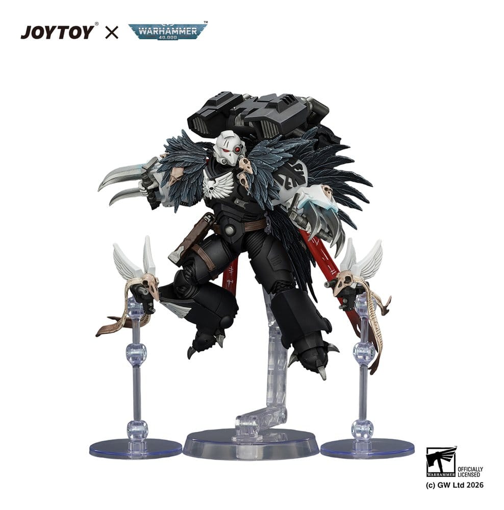 Warhammer Action Figure Raven Guard Chapter Master Aethon Shaan 13 cm