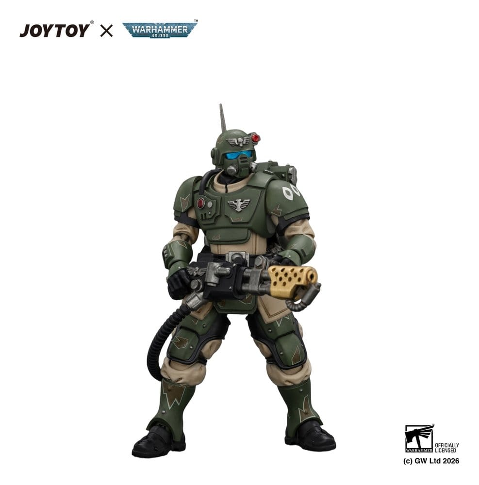 Warhammer Action Figure Astra Militarum Kasrkin 2 with Flamer