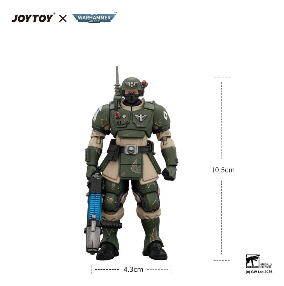 Warhammer Action Figure Astra Militarum Kasrkin 4 with Plasma Gun