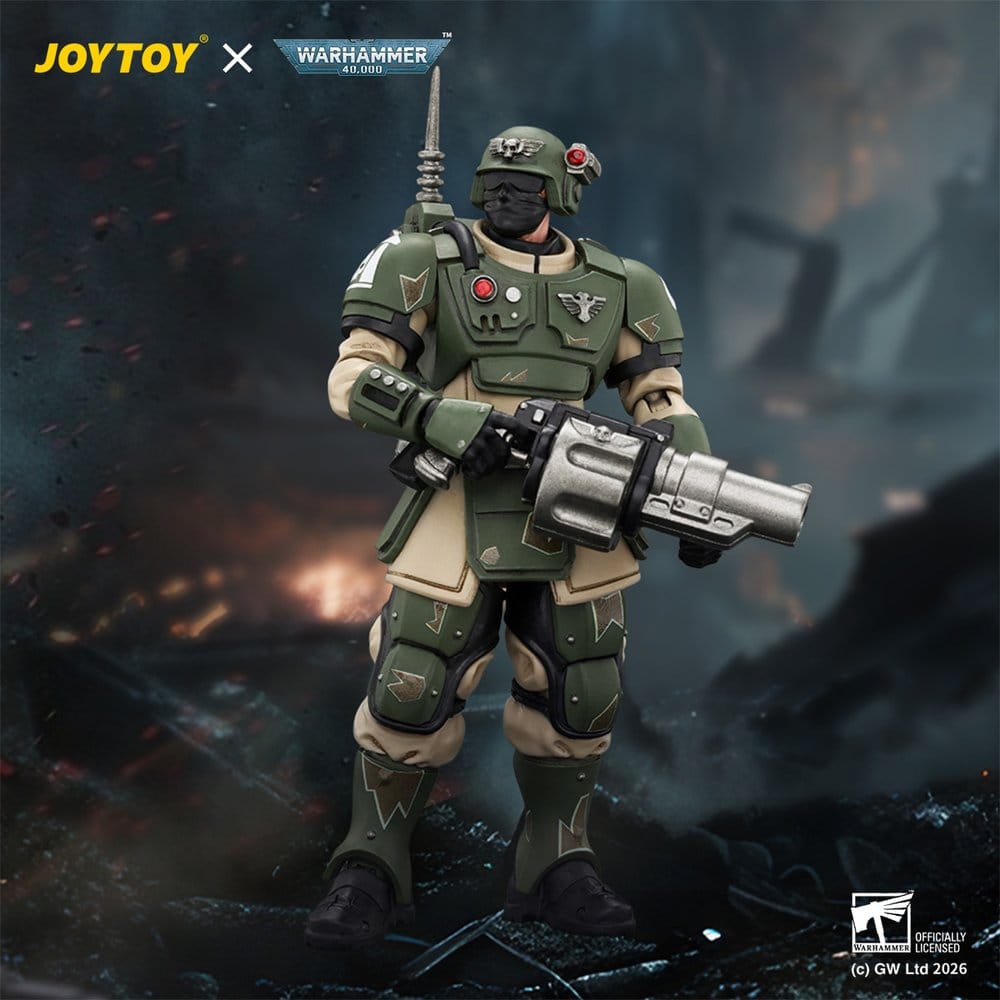 Warhammer Action Figure Astra Militarum Kasrkin 5 with Grenade Launcher