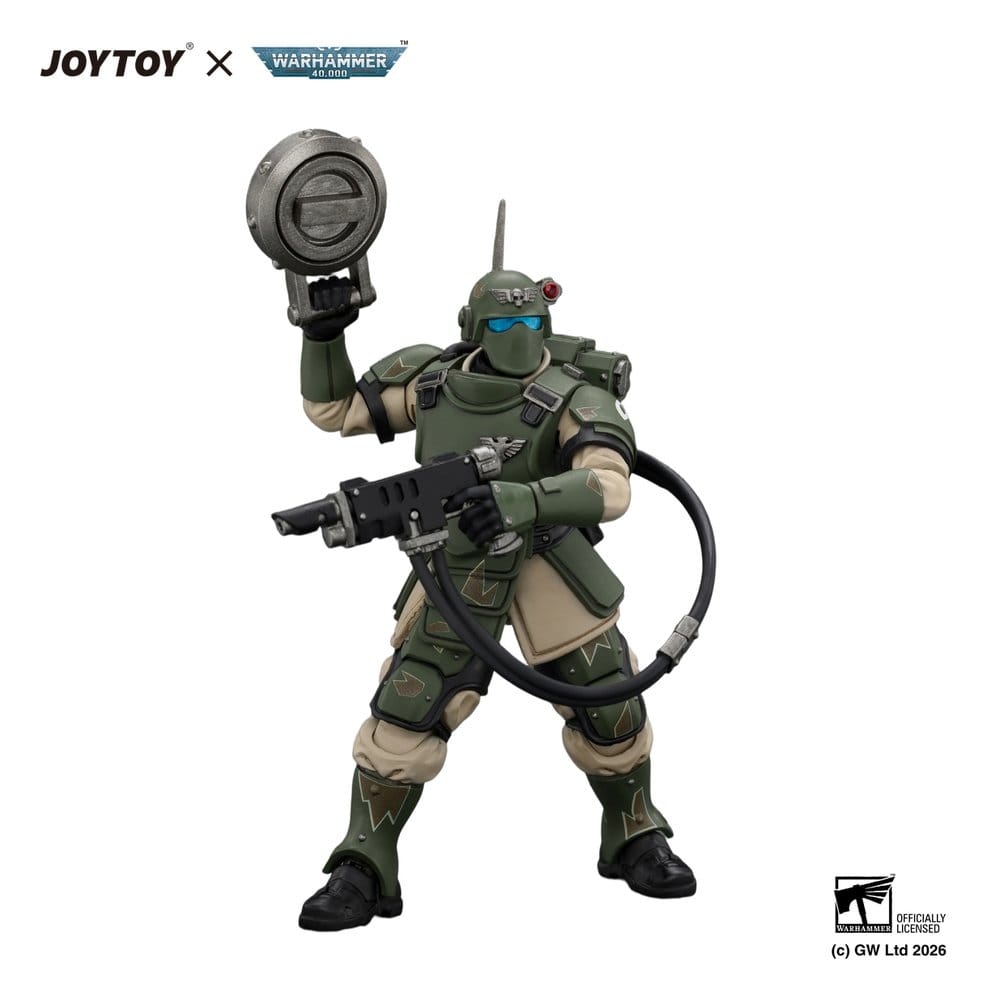 Warhammer Action Figure Astra Militarum Kasrkin 6 with Hot-shot Laspistol