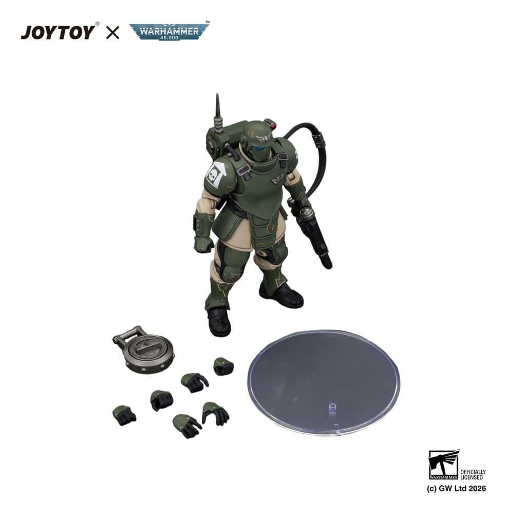 Warhammer Action Figure Astra Militarum Kasrkin 6 with Hot-shot Laspistol