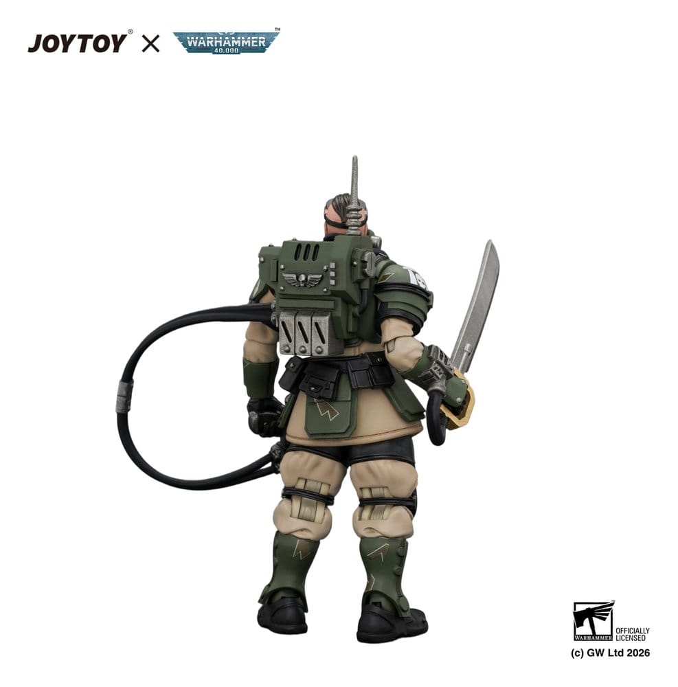 Warhammer Action Figure Astra Militarum Kasrkin 7 with Hot-shot Laspistol and Power Sword