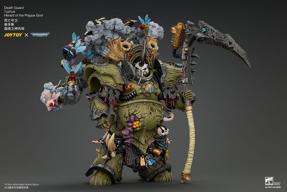 Warhammer Action Figure Death Guard Typhus Herald of the Plague God 15 cm