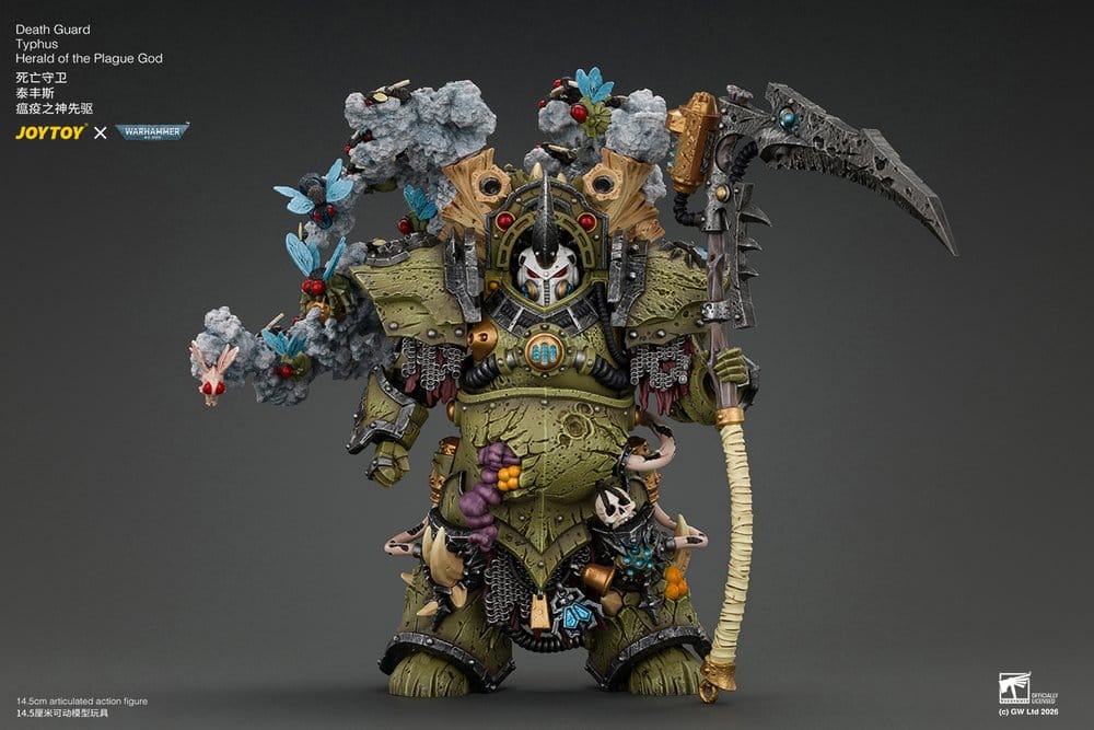 Warhammer Action Figure Death Guard Typhus Herald of the Plague God 15 cm