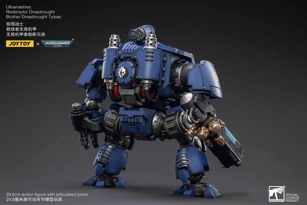 Warhammer 40k Action Figure 1/18 Ultramarines Redemptor Dreadnought Brother Dreadnought Tyleas 30 cm Reproduction