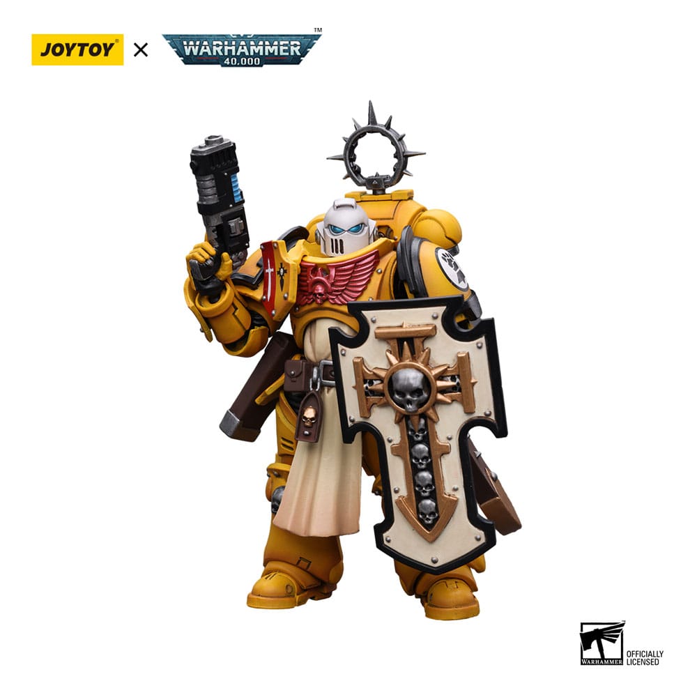 Warhammer 40k Action Figure 1/18 Primaris Space Marines Imperial Fists Bladeguard Veteran 12 cm