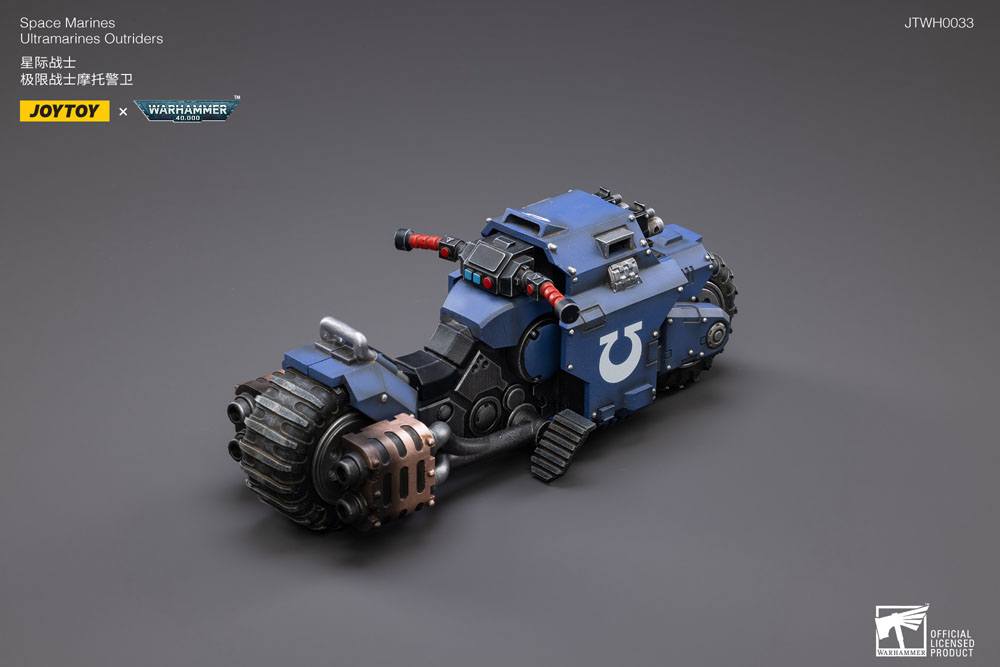 Warhammer 40k Vehicle 1/18 Ultramarines Outrider Bike 22 cm