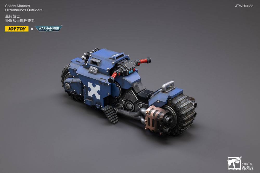 Warhammer 40k Vehicle 1/18 Ultramarines Outrider Bike 22 cm