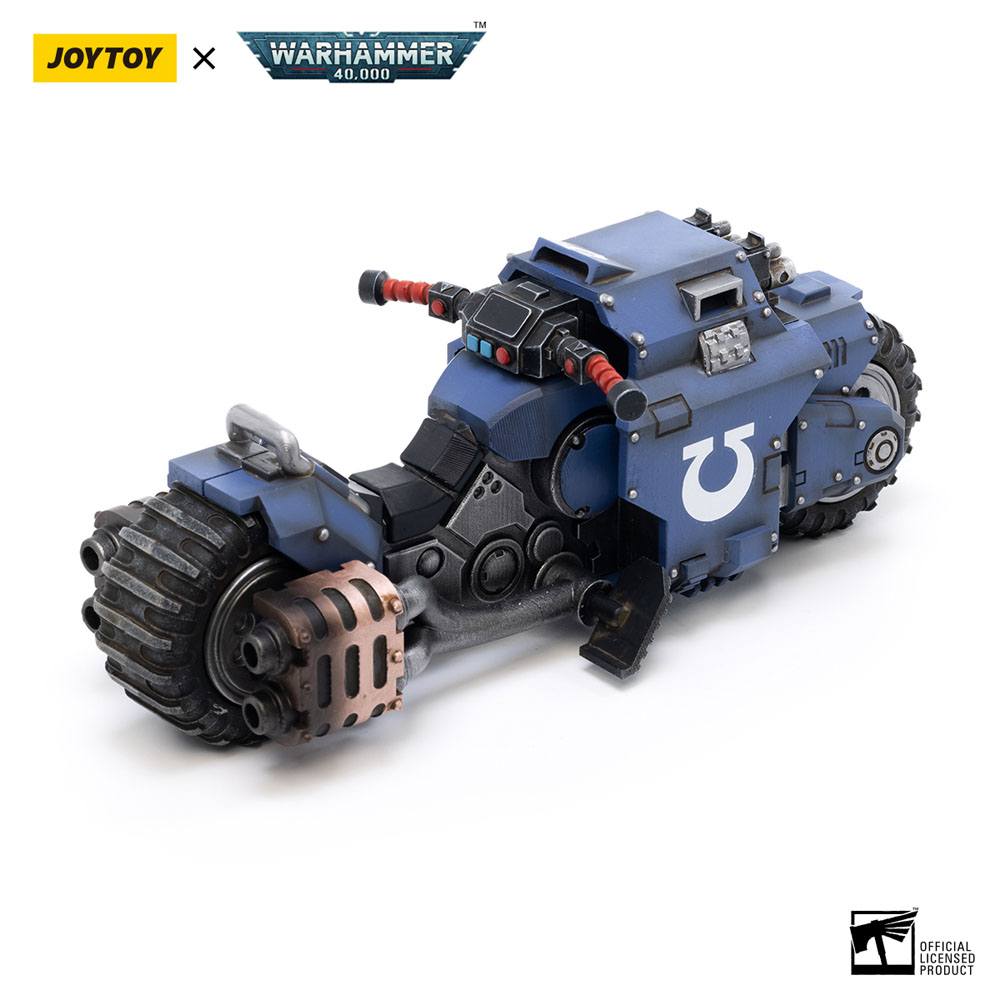 Warhammer 40k Vehicle 1/18 Ultramarines Outrider Bike 22 cm