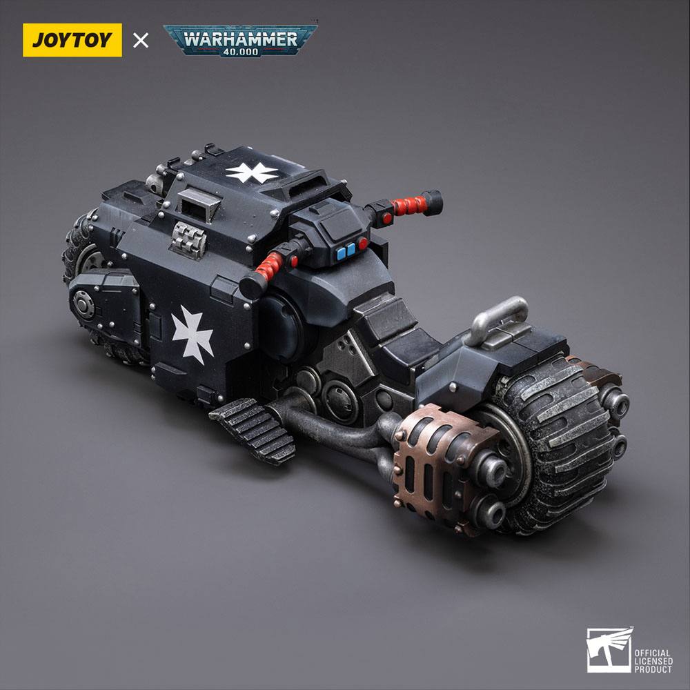 Warhammer 40k Vehicle 1/18 Black Templars Outrider Bike 22 cm