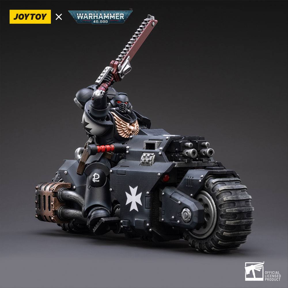 Warhammer 40k Vehicle 1/18 Black Templars Outrider Bike 22 cm