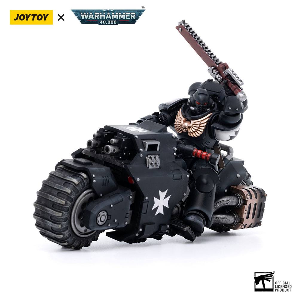 Warhammer 40k Vehicle 1/18 Black Templars Outrider Bike 22 cm