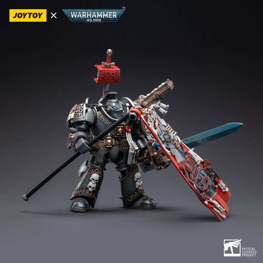 Warhammer 40k Action Figure 1/18 Grey Knights Terminator Retius Akantar 13 cm