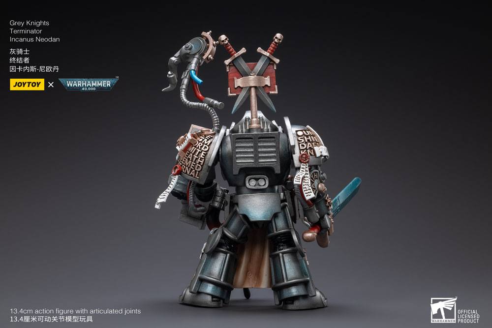 Warhammer 40k Action Figure 1/18 Grey Knights Terminator Incanus Neodan 13 cm