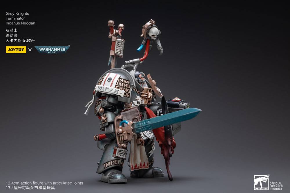 Warhammer 40k Action Figure 1/18 Grey Knights Terminator Incanus Neodan 13 cm