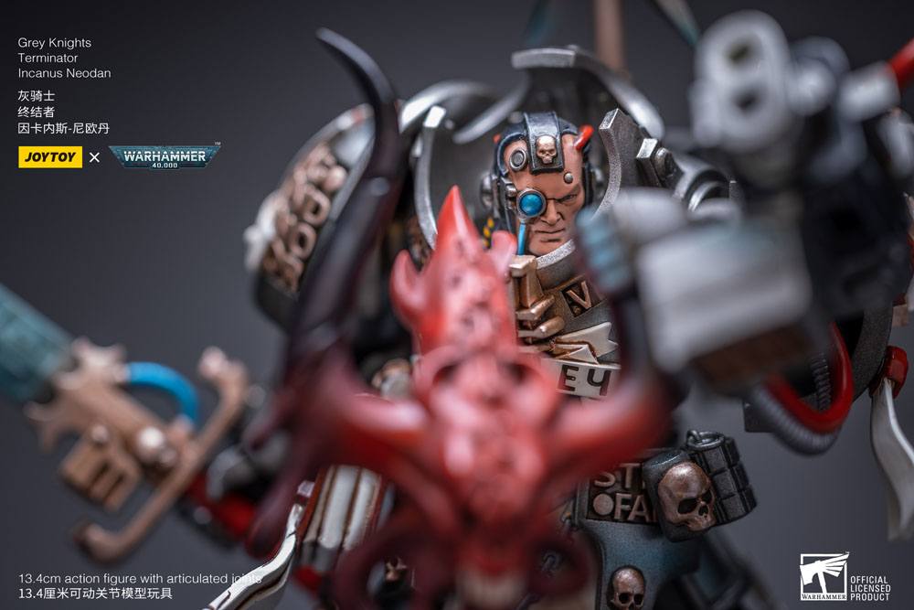 Warhammer 40k Action Figure 1/18 Grey Knights Terminator Incanus Neodan 13 cm