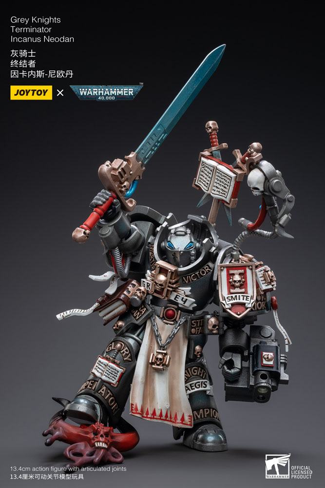 Warhammer 40k Action Figure 1/18 Grey Knights Terminator Incanus Neodan 13 cm