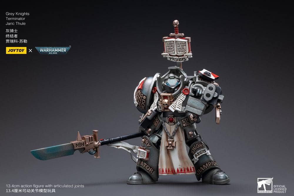 Warhammer 40k Action Figure 1/18 Gray Knights Terminator Jaric Thule 13 cm