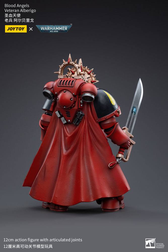 Warhammer 40k Action Figure 1/18 Blood Angels Veteran Alberigo 12 cm