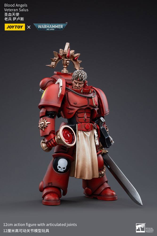 Warhammer 40k Action Figure 1/18 Blood Angels Veteran Salus 12 cm