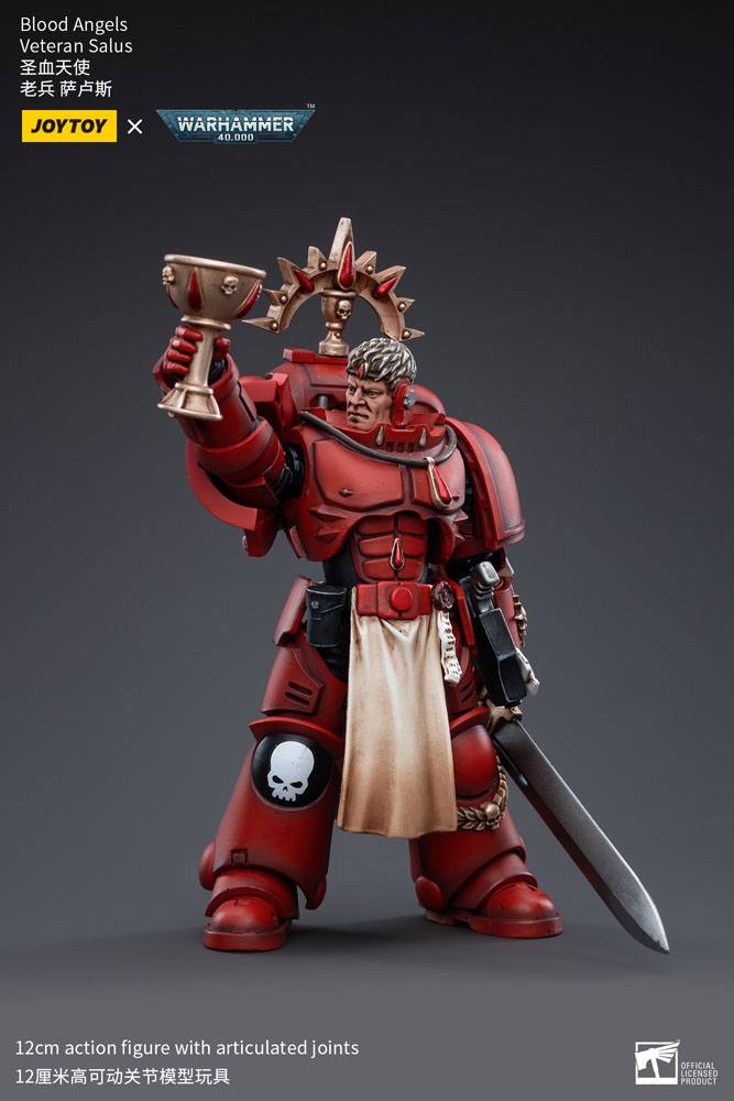 Warhammer 40k Action Figure 1/18 Blood Angels Veteran Salus 12 cm