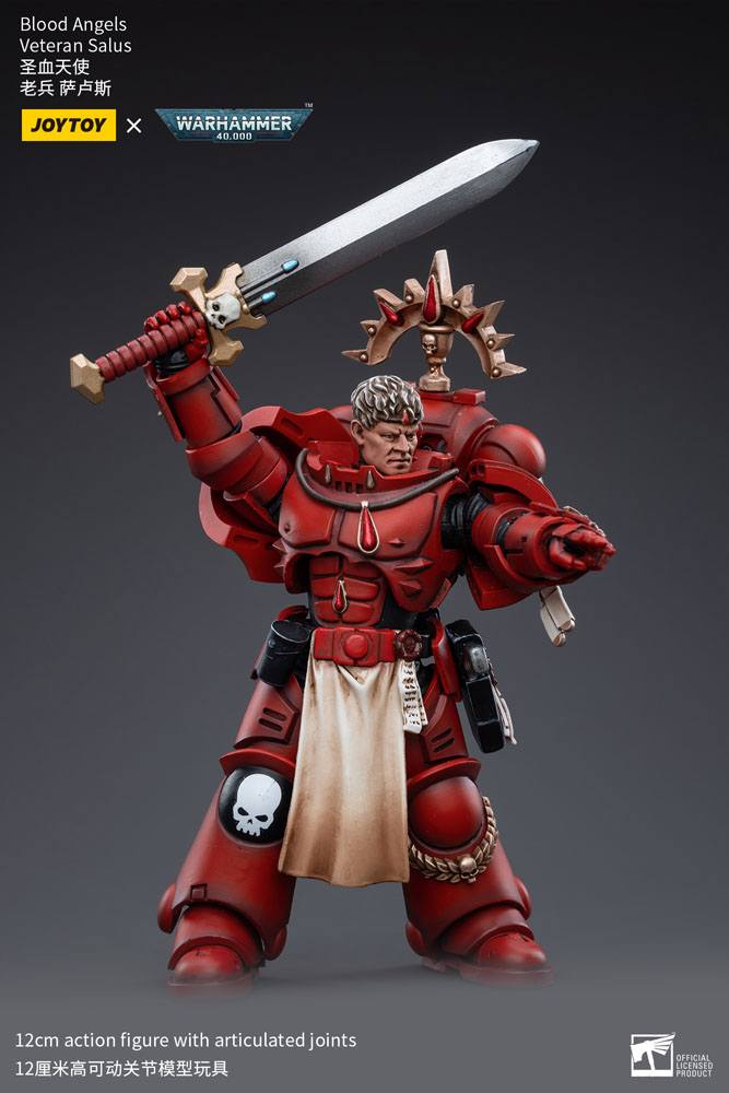 Warhammer 40k Action Figure 1/18 Blood Angels Veteran Salus 12 cm