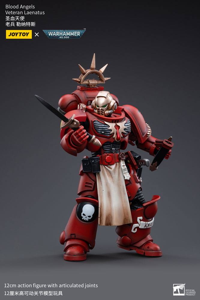 Warhammer 40k Action Figure 1/18 Blood Angels Veteran Laenatus 12 cm