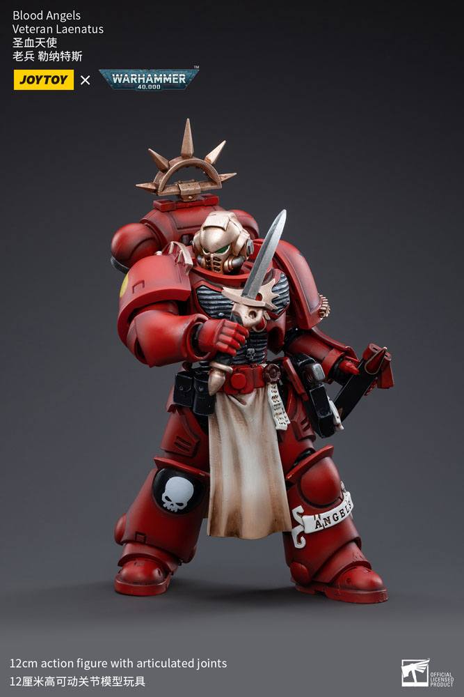 Warhammer 40k Action Figure 1/18 Blood Angels Veteran Laenatus 12 cm