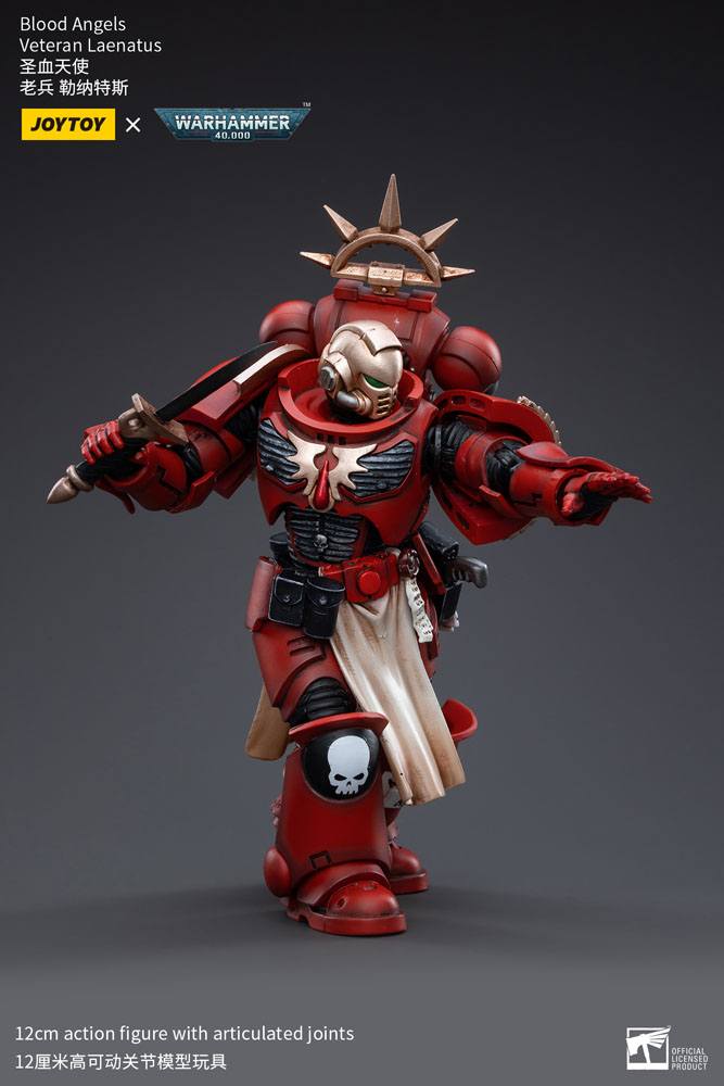 Warhammer 40k Action Figure 1/18 Blood Angels Veteran Laenatus 12 cm