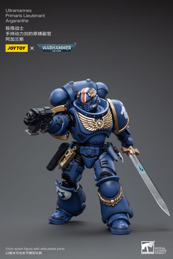 Warhammer 40k Action Figure 1/18 Ultramarines Primaris Lieutenant Argaranthe 12 cm