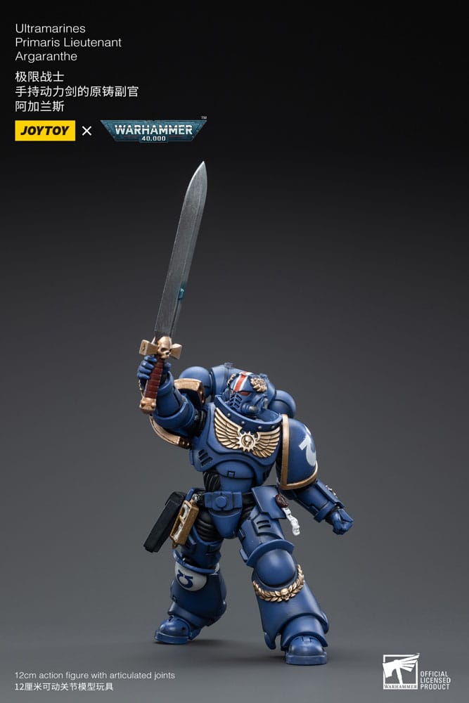 Warhammer 40k Action Figure 1/18 Ultramarines Primaris Lieutenant Argaranthe 12 cm