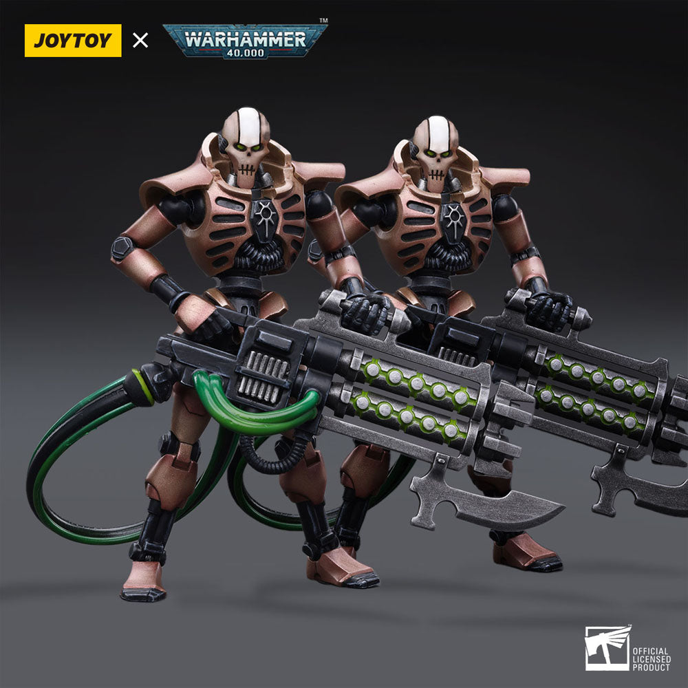 Warhammer 40k Action Figure 2-Pack 1/18 Necrons Szarekhan Dynasty Immortal with Gauss Blaster 11 cm