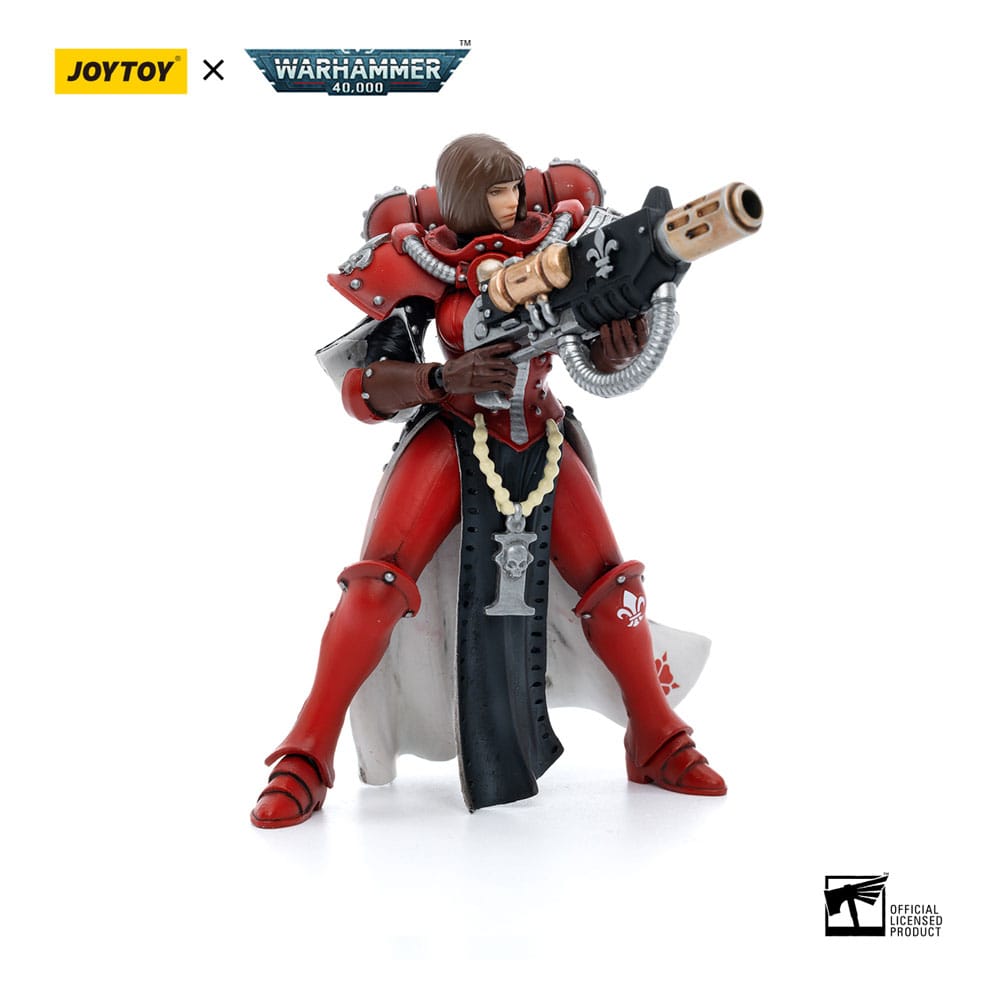 Warhammer 40k Action Figure 1/18 Adepta Sororitas Battle Sisters Order of the Bloody Rose Sister Lonell 12 cm